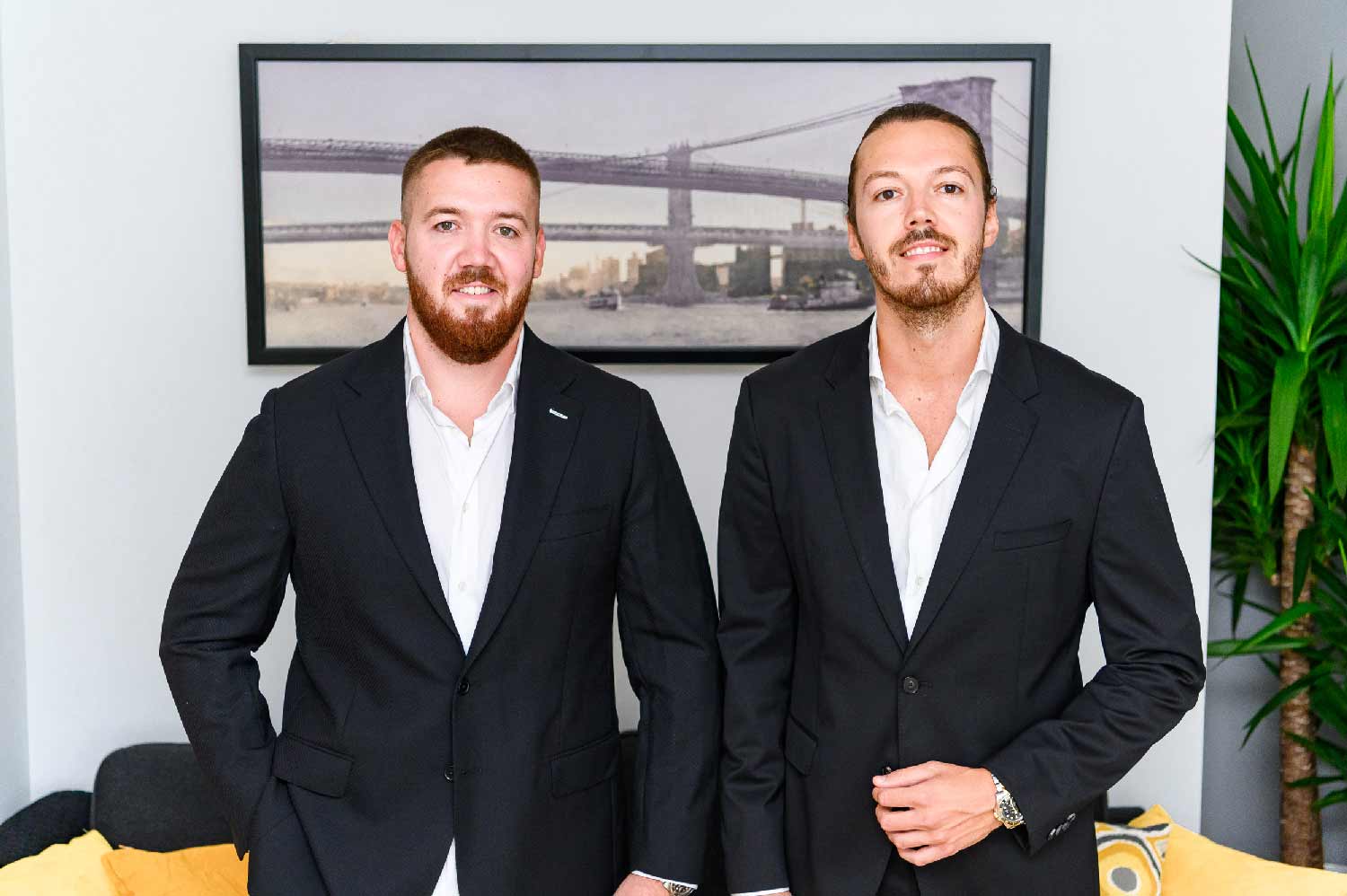 Dennis und Harris Delic Teamfoto