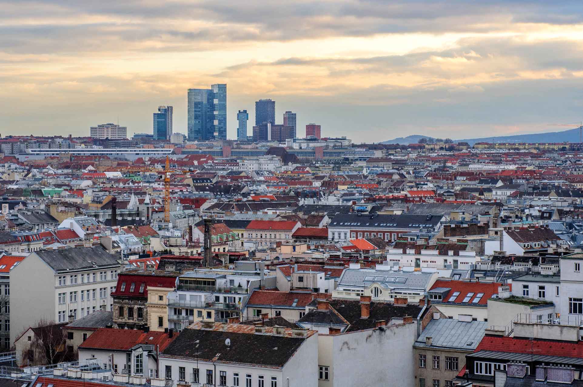 Blick über Wien
